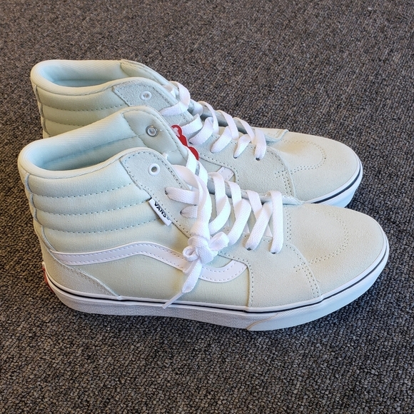 Vans Filmore Hi Top Platform Mint Green Sneakers NEW - Picture 6 of 6